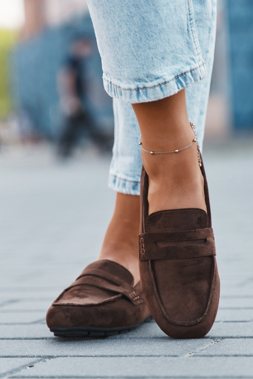 mokasíny Dámské mokasíny Ploché boty tmavě hnědá Soreline mokasíny Dámské mokasíny Ploché boty tmavě hnědá Soreline