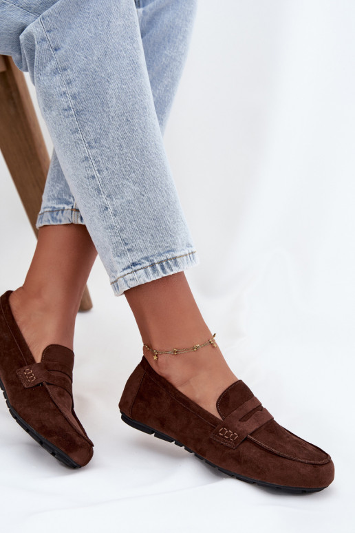 mokasíny Dámské mokasíny Ploché boty tmavě hnědá Soreline mokasíny Dámské mokasíny Ploché boty tmavě hnědá Soreline