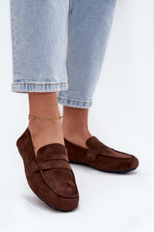 mokasíny Dámské mokasíny Ploché boty tmavě hnědá Soreline mokasíny Dámské mokasíny Ploché boty tmavě hnědá Soreline