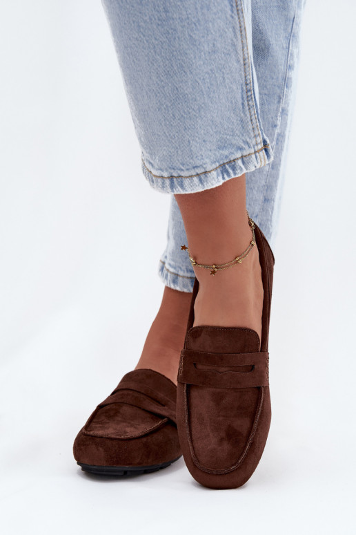 mokasíny Dámské mokasíny Ploché boty tmavě hnědá Soreline mokasíny Dámské mokasíny Ploché boty tmavě hnědá Soreline