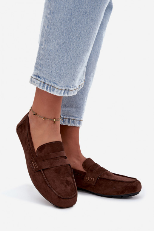 mokasíny Dámské mokasíny Ploché boty tmavě hnědá Soreline mokasíny Dámské mokasíny Ploché boty tmavě hnědá Soreline