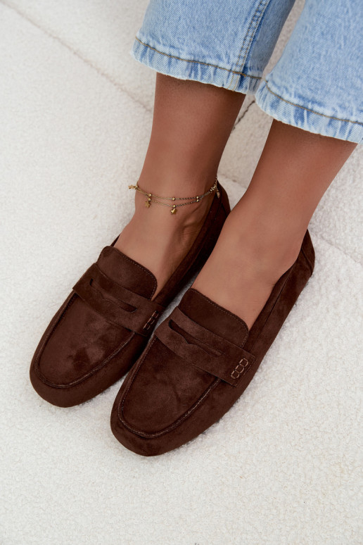 mokasíny Dámské mokasíny Ploché boty tmavě hnědá Soreline mokasíny Dámské mokasíny Ploché boty tmavě hnědá Soreline