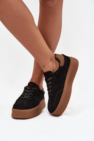 Tenisky  s platformou Big Star SS274761 Černé