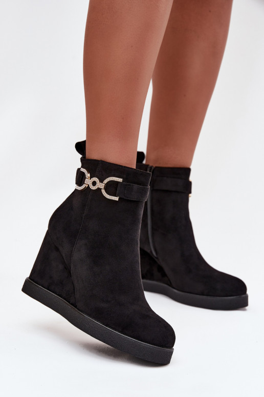 Dámské podpatky   Detalem Černé Marivana Dámské podpatky   Detalem Černé Marivana