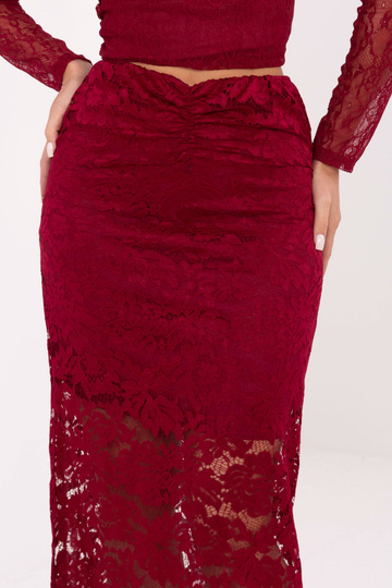 Sukně MI SD G9137 bordó