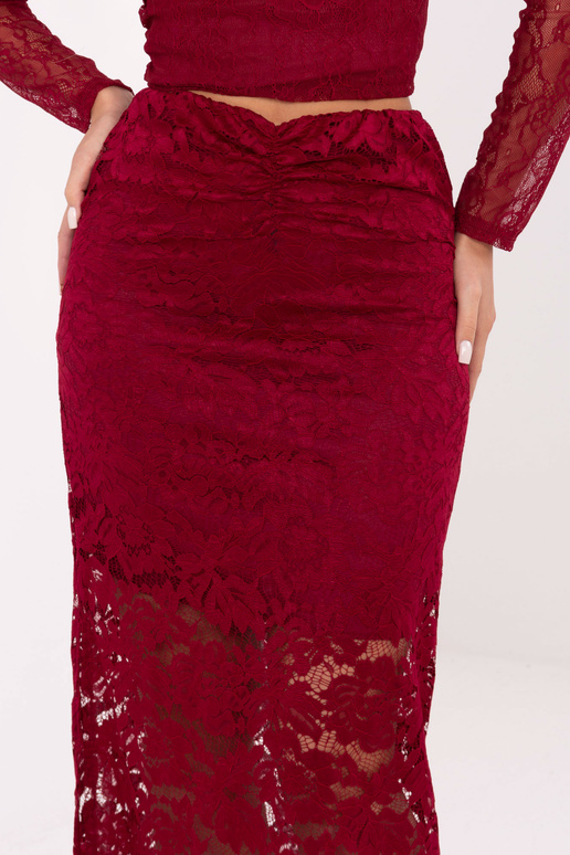 Sukně MI SD G9137 bordó