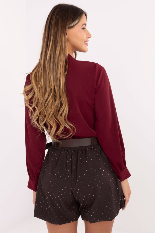 Krátké šortky tmavě hnědé