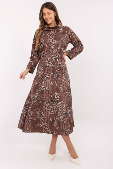 Sukně tmavě pískové barvy 2