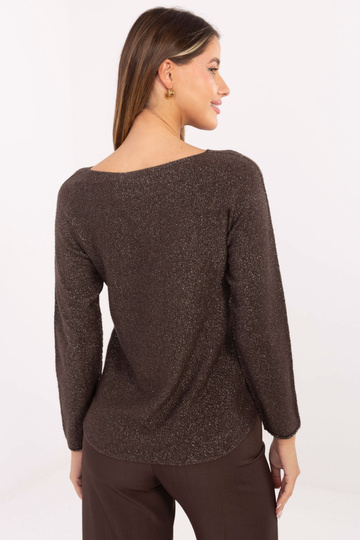 Svetr tmavě hnědý 2