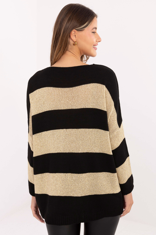 Svetr černo-zlatý