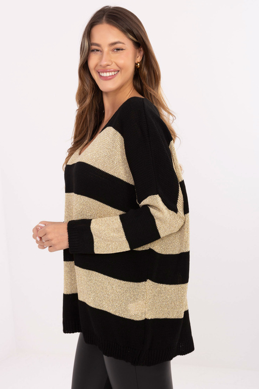 Svetr černo-zlatý