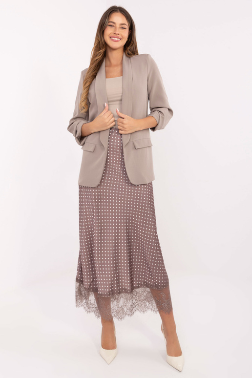 Sako tmavě pískové