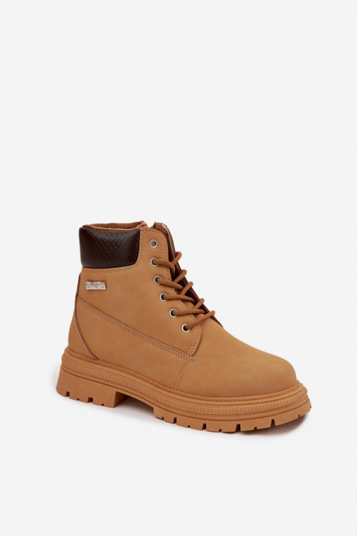 zateplené boty   hnědáSelinda