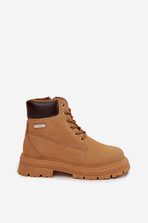 zateplené boty   hnědáSelinda