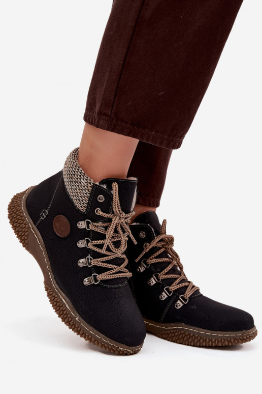 zateplené Dřeváky boty  Černé Zenaya