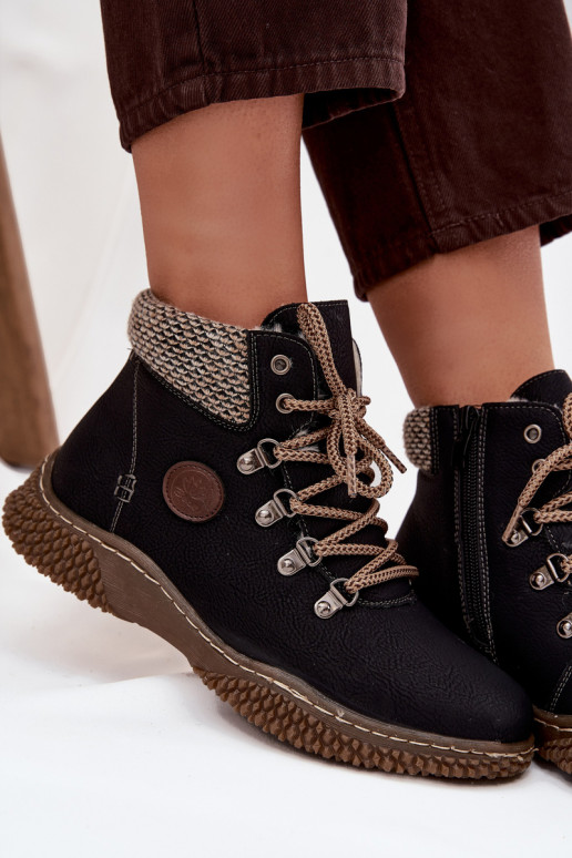 zateplené Dřeváky boty  Černé Zenaya