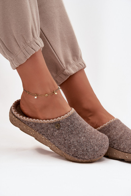 boty domácí Pantofle  Inblu ED000031 béžové