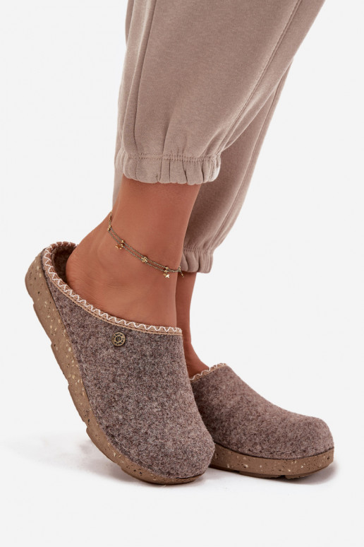 boty domácí Pantofle  Inblu ED000031 béžové