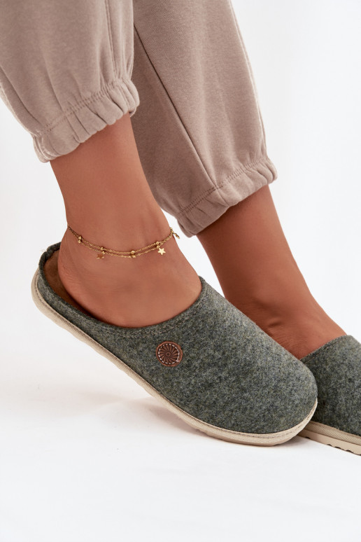 boty domácí Pantofle  Inblu CS000047 zelené