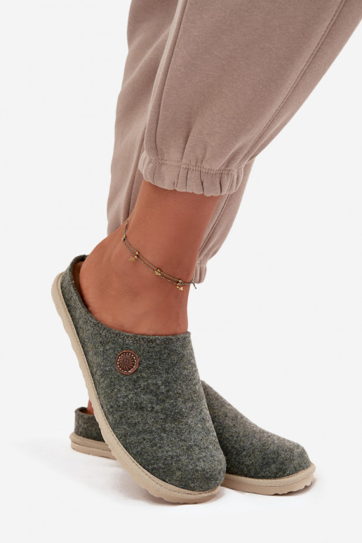 boty domácí Pantofle  Inblu CS000047 zelené