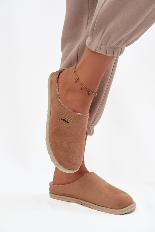 Pantofle  boty domácí Inblu CS000045 Camel