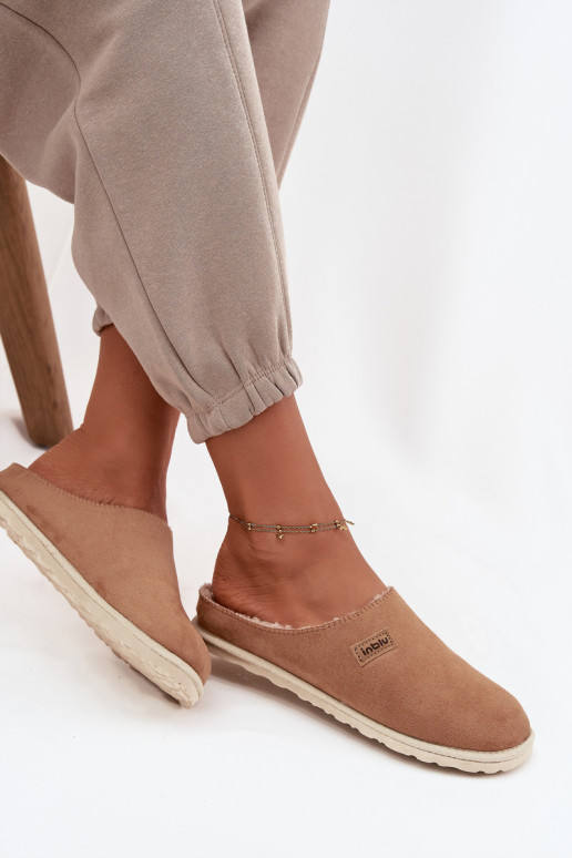 Pantofle  boty domácí Inblu CS000045 Camel