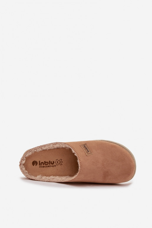 Pantofle  boty domácí Inblu CS000045 Camel