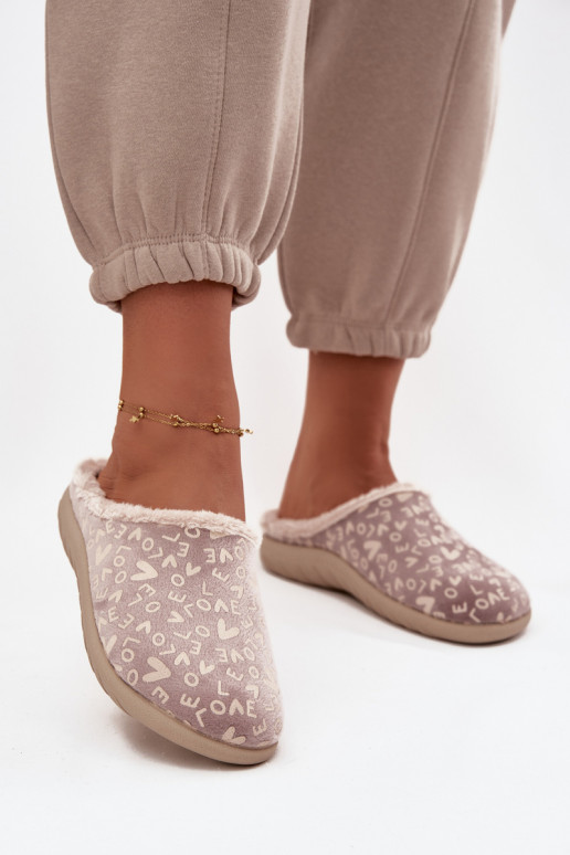 Pantofle  Love Inblu ET000032 béžové