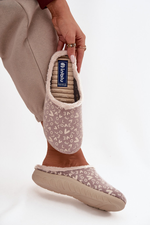 Pantofle  Love Inblu ET000032 béžové