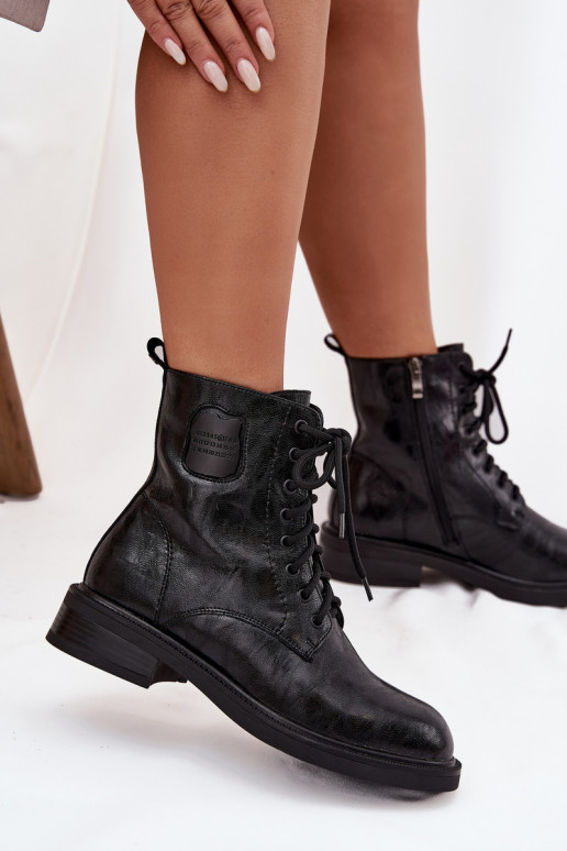 Dřeváky Dámské boty   Detalem  K7180-01 Černé