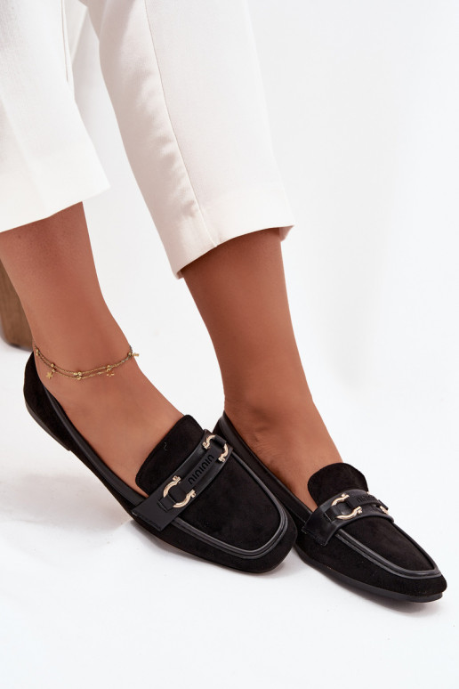 mokasíny mokasíny    Černé Evelora