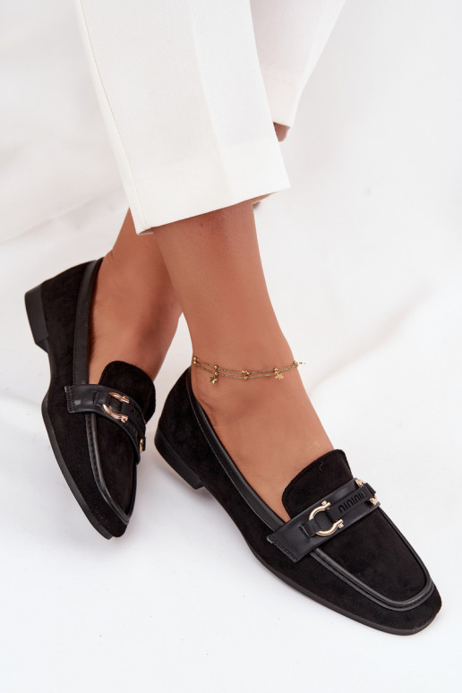 mokasíny mokasíny    Černé Evelora