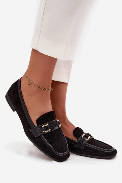 mokasíny mokasíny    Černé Evelora