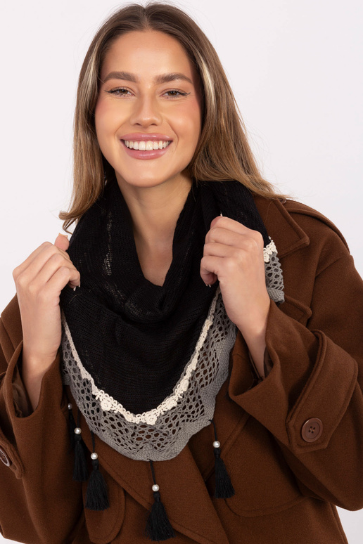 Šátek AT CH ENEC černý