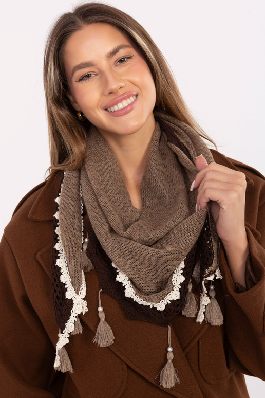 Šála AT CH ENEC hnědá