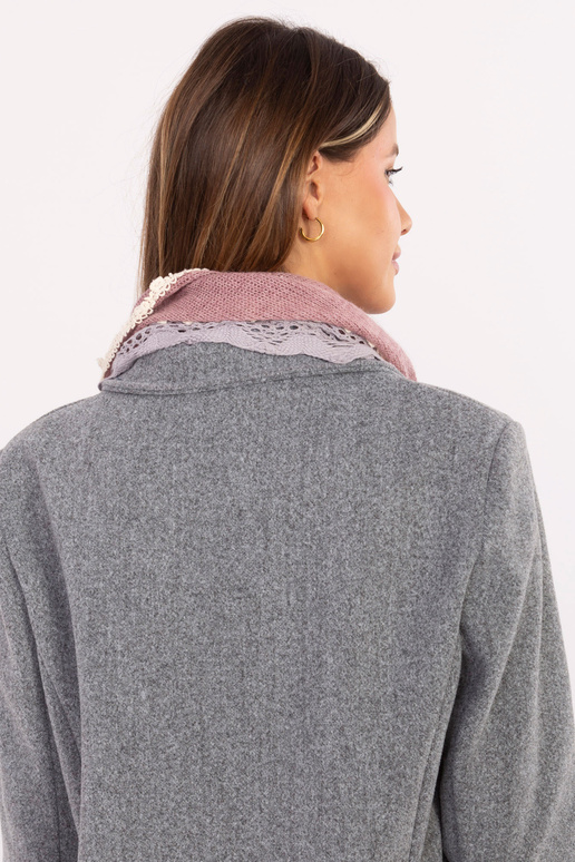 Šála AT tmavě růžová