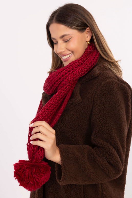 Červený AT šál šála