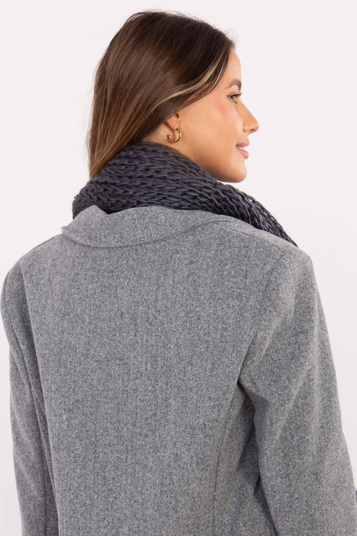 Šála tmavě šedá
