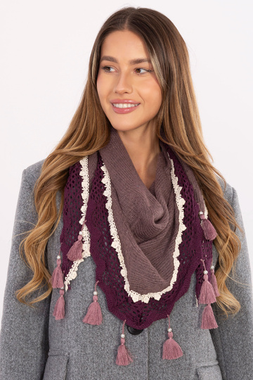 Šátek AT CH ENEC fialový 2