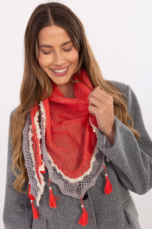 Šátek AT CH ENEC korálový