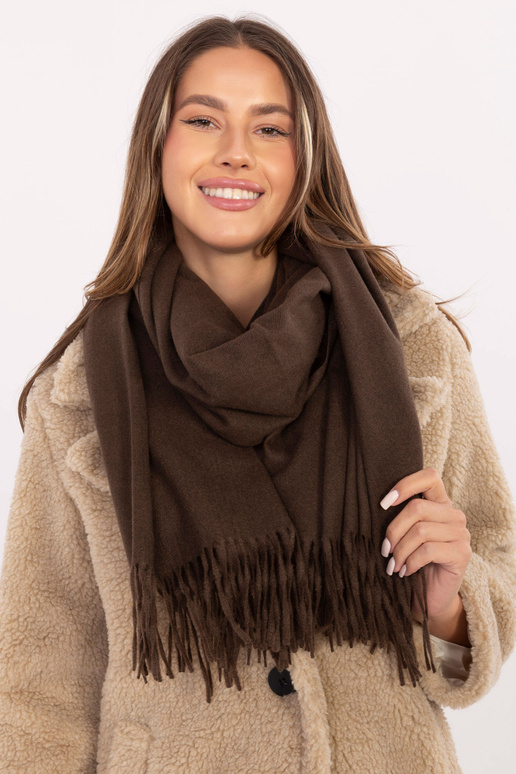 Šála tmavě hnědá