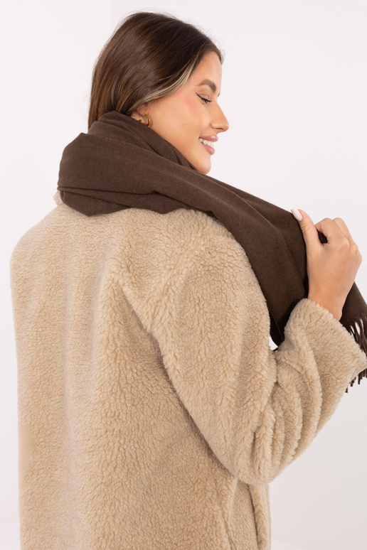 Šála tmavě hnědá