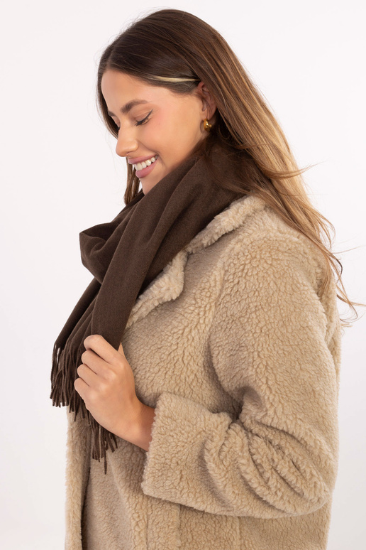 Šála tmavě hnědá