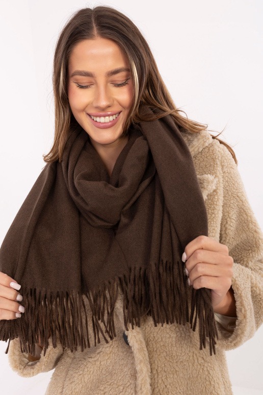 Šála tmavě hnědá