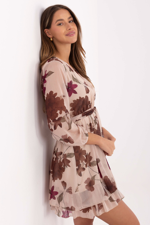 Šaty IT světle hnědé