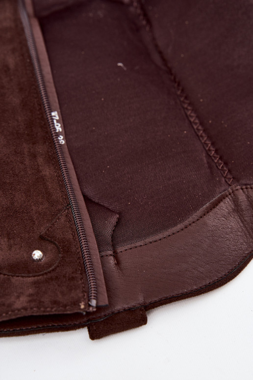  dlouhé boty kovbojský styl  s podpatky Czekoladowe Darella