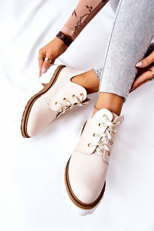 Naiste poolsaapad Cut Out nööritavad... Naiste poolsaapad Cut Out nööritavad...