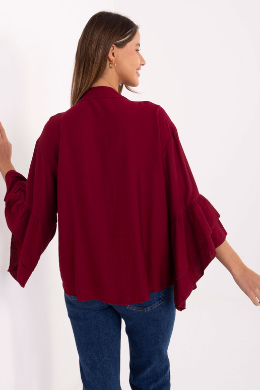 Bordová košile MI KS