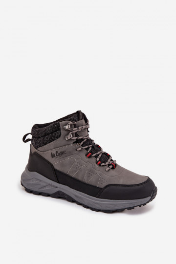 turistické boty  zateplené Lee Cooper LCJ-25-01-3722M šedá