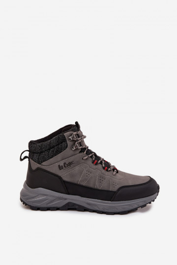 turistické boty  zateplené Lee Cooper LCJ-25-01-3722M šedá 2